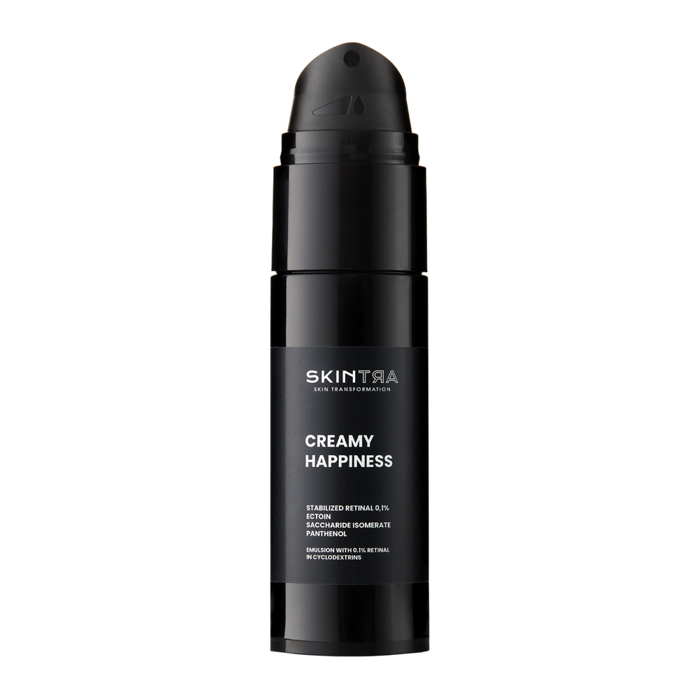 SkinTra - Creamy Happiness - emulsija su 0,1% retinalu ciklodekstrinuose - 30 ml