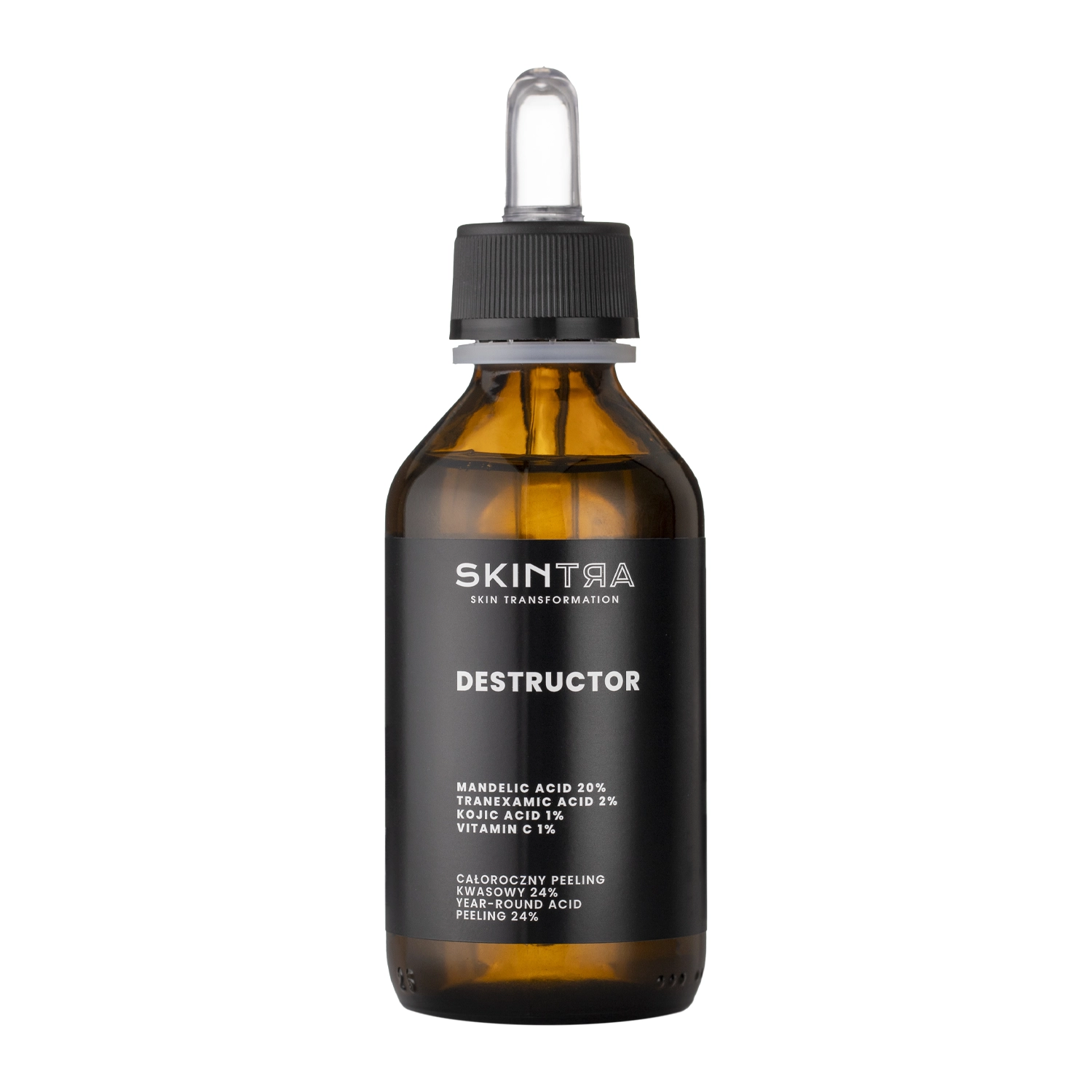 SkinTra - Destructor - Rūgštinis pilingas 24 % ištisus metus - 100ml