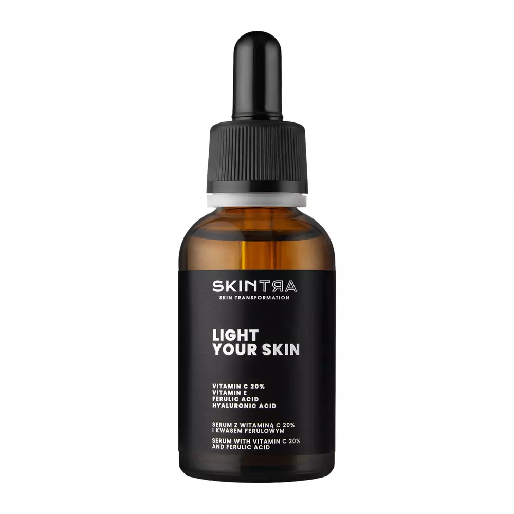 SkinTra - Light Your Skin - Serumas su vitaminu C 20% ir ferulo rūgštimi - 30ml