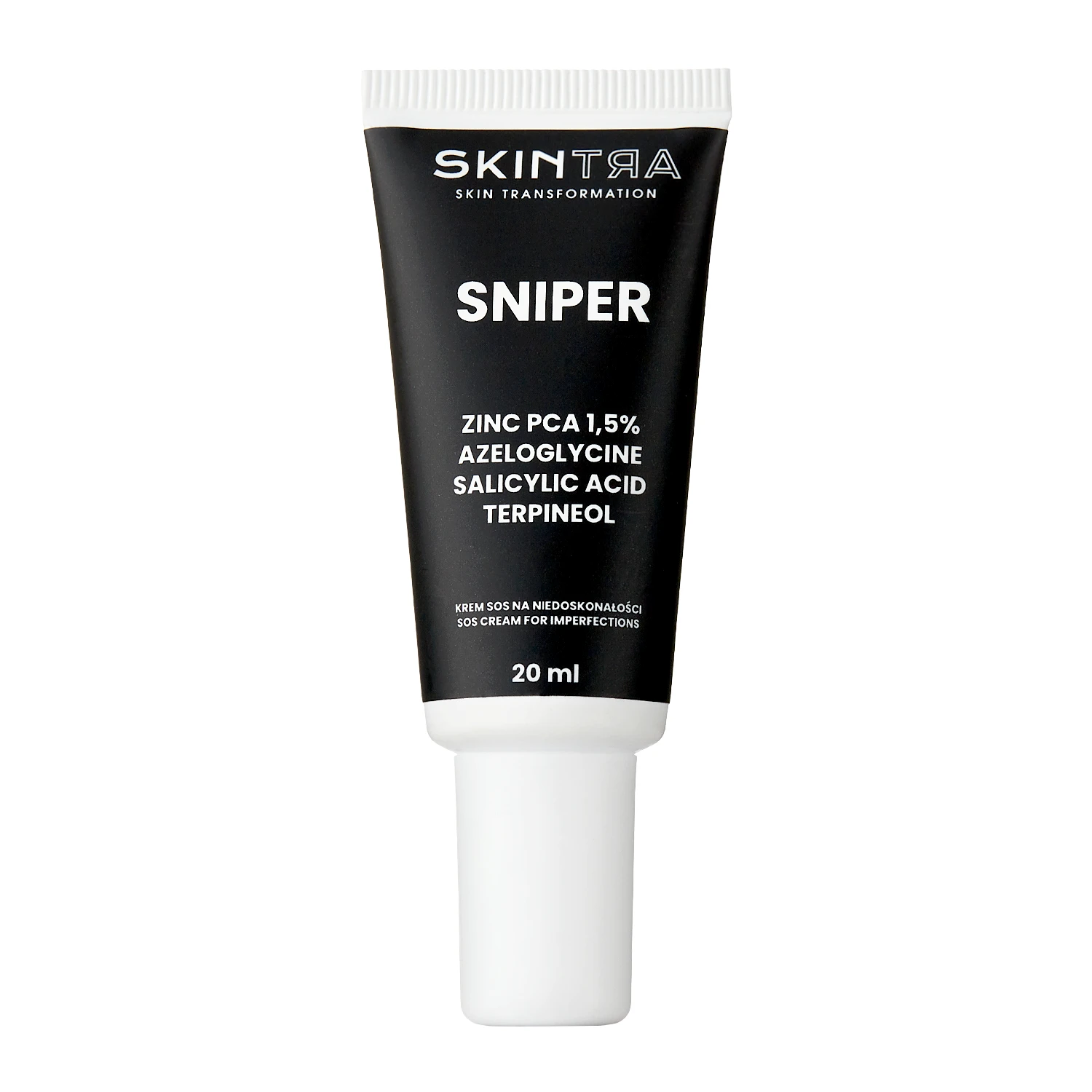 SkinTra - Sniper – Kremas nuo Netobulumų – 20 ml