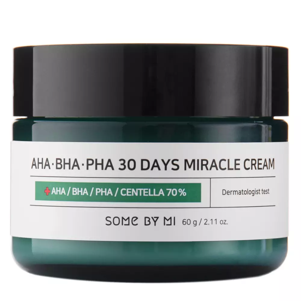 Some By Mi - AHA BHA PHA 30 Days Miracle Cream - Veido kremas su AHA, BHA ir PHA rūgštimis - 60ml