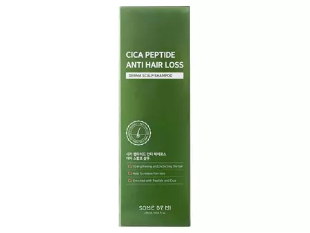 Some By Mi - Cica Peptide Anti Hair Loss Derma Scalp Shampoo - Peptidinis šampūnas slenkantiems plaukams - 285ml