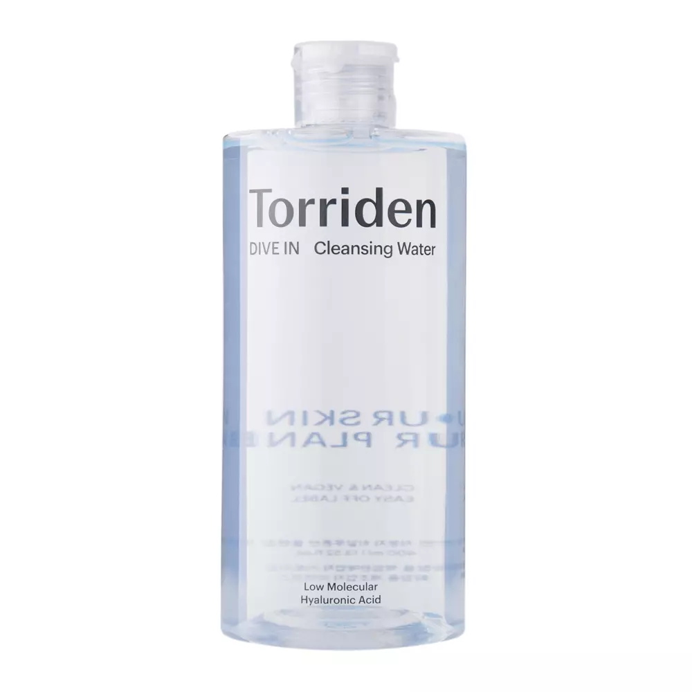 Torriden - Dive In - Low Molecular Hyaluronic Acid Cleansing Water - Drėkinamasis Micelinis Vanduo - 400 ml 