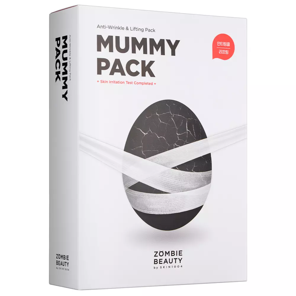 ZOMBIE BEAUTY by SKIN1004 Mummy Pack & Activator Kit - Veido kaukės nuo senėjimo ir liftingo rinkinys - 8 vnt. 2g/35ml