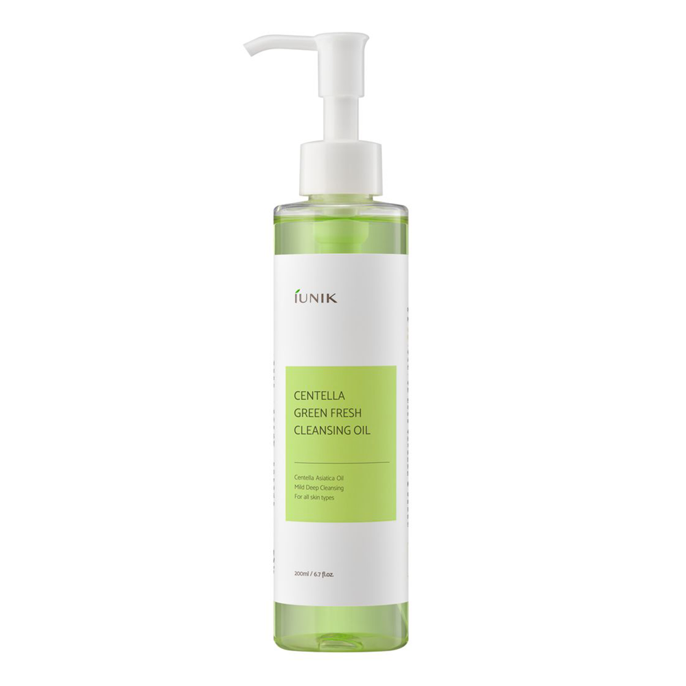 iUNIK - Centella Green Fresh Cleansing Oil – Makiažo Šalinimo Aliejus – 200 ml