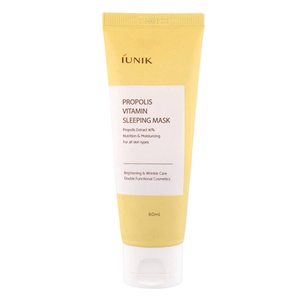 iUNIK - Propolis Vitamin Sleeping Mask - Drėkinamoji naktinė kaukė su propoliu - 60ml