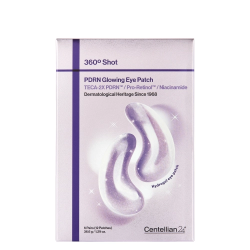 Centellian24 - 360º Shot PDRN Glowing Eye Patch - Paakių Padeliai su PDRN - 6 poros