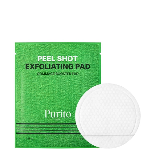 Purito Seoul - Peel Shot Exfoliating Pad - Šveičiančios Veido Pagalvėlės - 8 vnt.