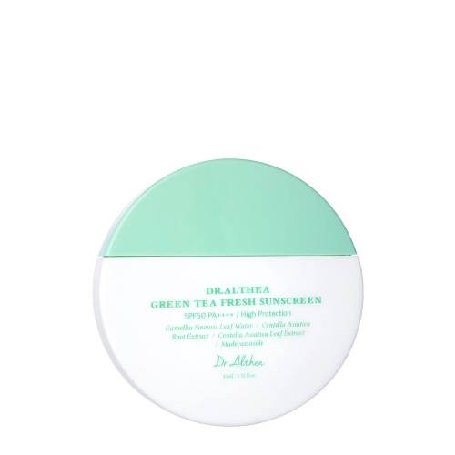 Dr. Althea - Green Tea Fresh Sunscreen SPF50+ PA++++ - Raminamasis Apsauginis Kremas nuo Saulės - 45ml