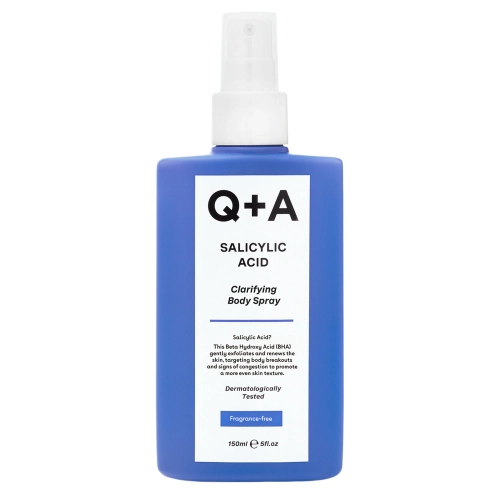 Q+A - Salicylic Acid Body Spray - Kūno Dulksna su Salicilo Rūgštimi - 150ml