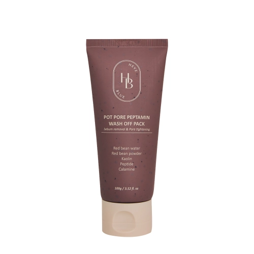 HEVEBLUE - Pot Pore Peptamin Wash Off Pack - Poras Sutraukianti Kaukė - 100g