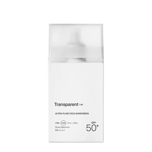Transparent Lab - Ultra Fluid Cica Sunscreen - Hibridinis Kremas SPF50+ - 100ml