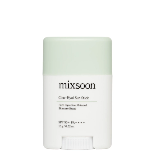 Mixsoon - Cica Hyal Sunstick SPF50+ PA++++ - Drėkinantis ir Raminantis Apsauginis Kremas nuo Saulės Pieštuko Pavidalu - 15g