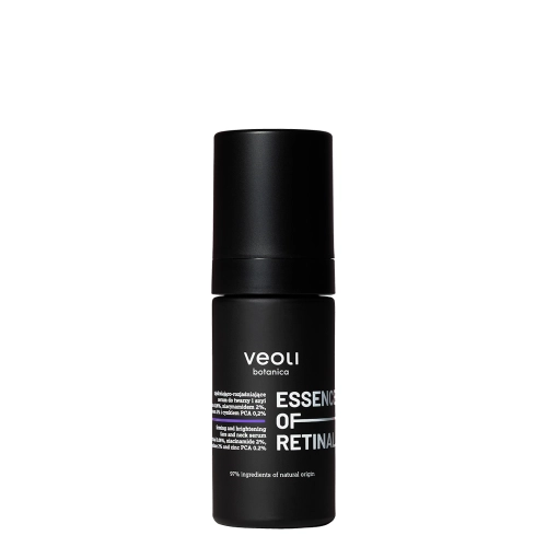 Veoli Botanica - Essence of Retinal - Stangrinamasis ir Šviesinantis Veido ir Kaklo Serumas su Retinaliu 0,06% - 30ml