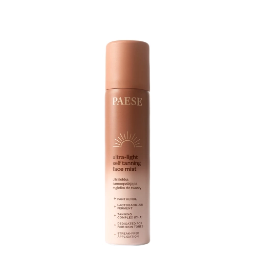 Paese - Ultra-Light Self Tanning Face Mist - Ultra Lengva Savaiminio Įdegio Veido Migla - 75ml