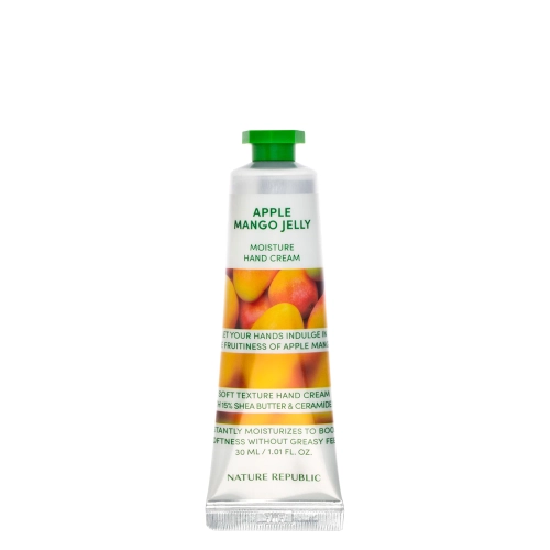 Nature Republic - Hand & Nature Apple Mango Jelly Hand Cream - Rankų Kremas - 30ml