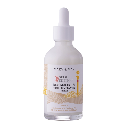 Mary&May - Rice Niacin 10% Triple Vitamin Serum – Trigubas Vitaminų Serumas su Niacinamidu – 80 ml