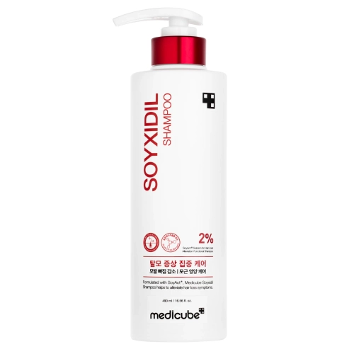 Medicube - Soyxidil Shampoo - Plaukų Slinkimą Mažinantis Šampūnas - 490ml