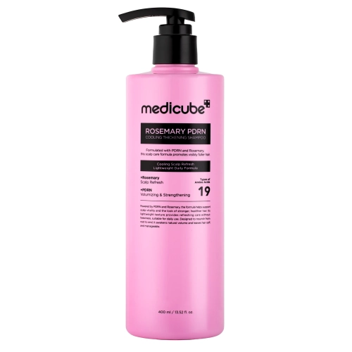 Medicube - Rosemary PDRN Cooling Thickening Shampoo - Šampūnas nuo Plaukų Slinkimo - 400ml