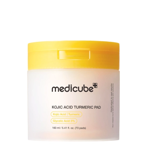 Medicube - Kojic Acid Turmeric Pad - Padeliai su Kojine Rūgštimi - 160ml/70vnt