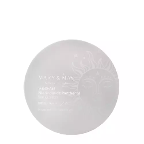 Mary&May - Vegan Niacinamide Panthenol Sun Cushion SPF50+/PA++++ - Kremas Pagalvėlėje su Saulės Apsauga - 25g 