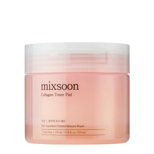 Mixsoon - Collagen Toner Pad – Stangrinamieji Veido Padeliai su Kolagenu – 170 ml / 110 vnt.