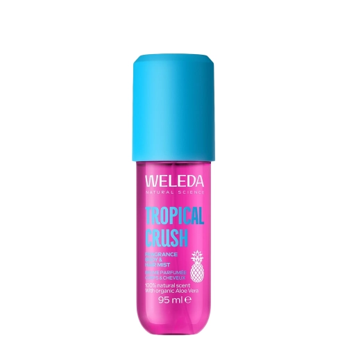 WELEDA - Fragrance Body & Hair Mist - Kūno ir Plaukų Migla su Alavijo Ekstraktu - Tropical Crush - 95ml