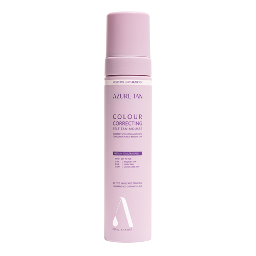 Azure Tan - Self Tan Mousse Violet Base - Мус-автозасмага для тіла - Medium To Ultra Dark - 200ml