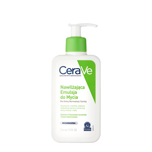 CeraVe - Зволожуюча емульсія для очищення шкіри - Nawilżająca Emulsja do Mycia - 236ml