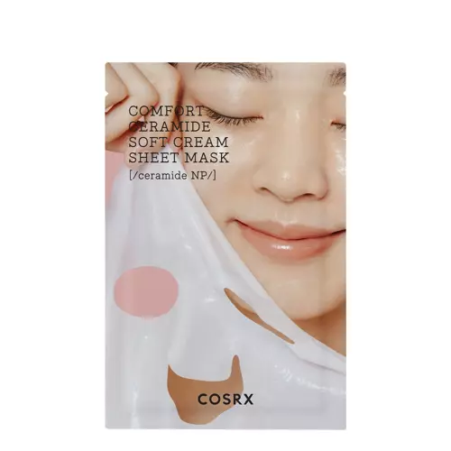 Cosrx - Balancium Comfort Ceramide Soft Cream Sheet Mask - Тканинна маска з церамідами - 31g