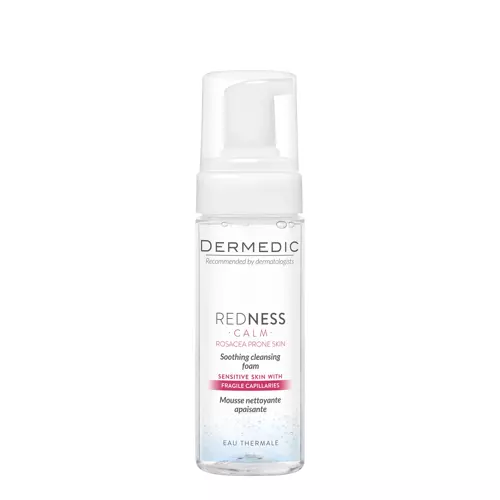 Dermedic - Заспокійлива пінка для вмивання - Redness Calm - Soothing Cleansing Foam - 170ml