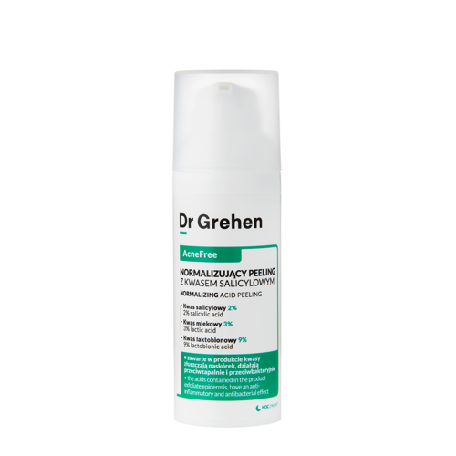 Dr Grehen - AcneFree - Normalizing Acid Peeling - Нормалізуючий пілінг із саліциловою кислотою - 50ml