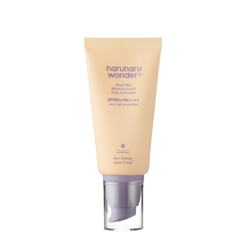 Haruharu Wonder - Black Rice Moisture Airyfit Daily Sunscreen SPF50+/PA++++ - Зволожувальний сонцезахисний крем - 50ml