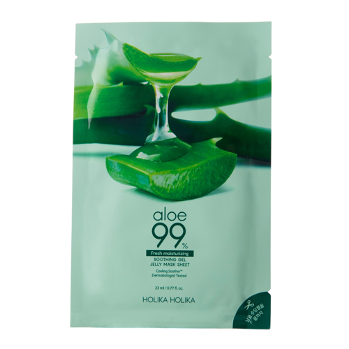 Holika Holika - Aloe Soothing Gel Jelly Mask Sheet - Тканинна маска з екстрактом алое - 23ml