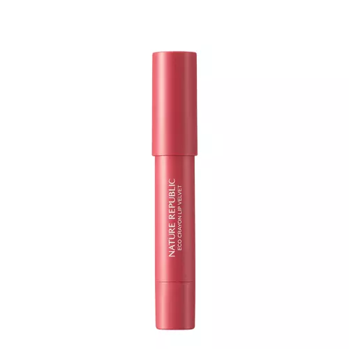 Nature Republic - By Flower Eco Crayon Lip Velvet - Помада для губ у формі олівця - 03 Hibiscus - 2,8g