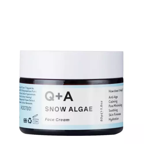 Q+A - Крем для обличчя зі сніговими водоростями - Snow Algae Intensive Face Cream - 50g