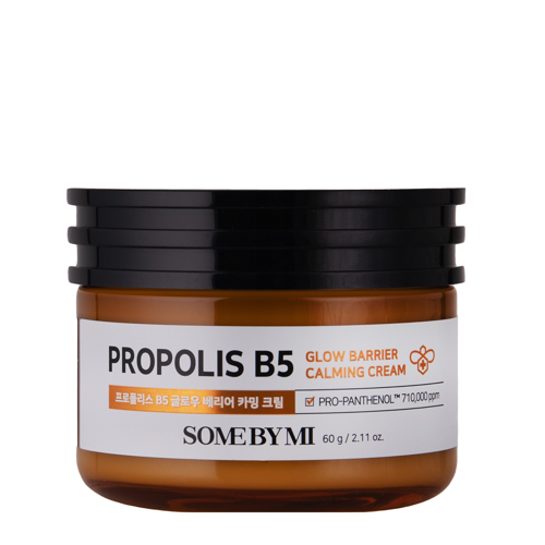 Some By Mi - Заспокійливий крем із прополісом - Propolis B5 Glow Barrier Calming Cream - 60g