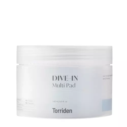 Torriden - Dive-In - Low Molecule Hyaluronic Acid Multi Pad - Зволожувальні педи з гіалуроновою кислотою - 80шт.