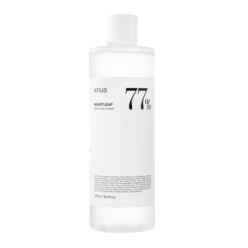 Anua - Heartleaf 77% Soothing Toner - Заспокійливий тонер для обличчя - 500ml