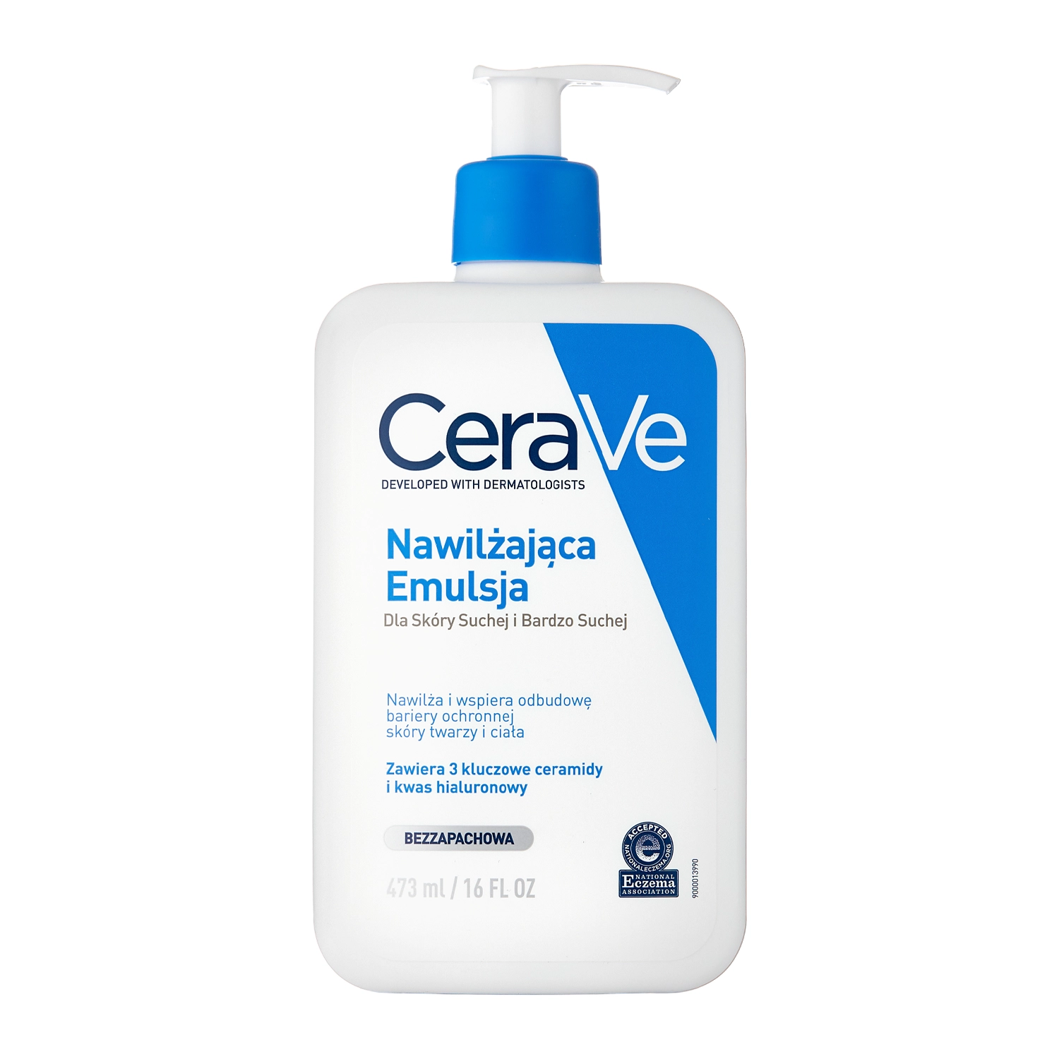 CeraVe - Легка зволожуюча емульсія для обличчя і тіла - Nawilżająca Emulsja - 473ml