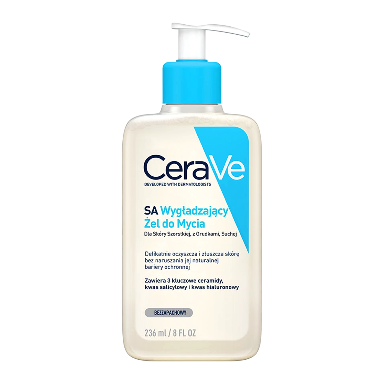 CeraVe - Розгладжуючий гель для вмивання - SA - Żel Wygładzający do Mycia - 236ml