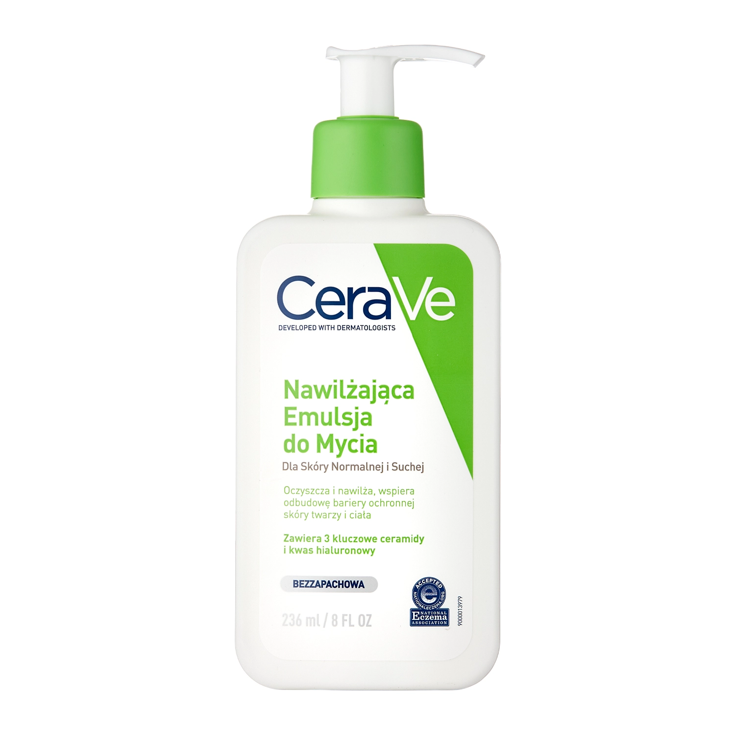 CeraVe - Зволожуюча емульсія для очищення шкіри - Nawilżająca Emulsja do Mycia - 236ml