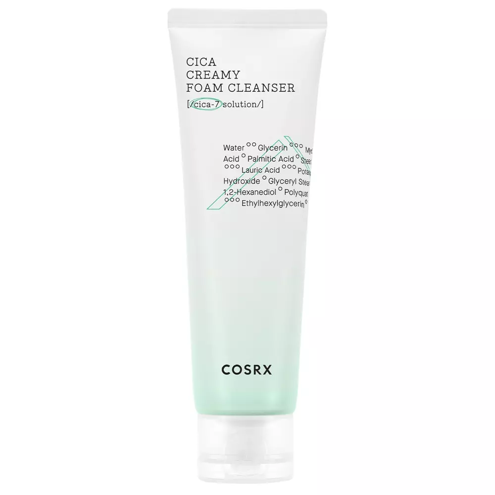 Cosrx - Очищувальна пінка - Pure Fit Cica Creamy Foam Cleanser - 75ml