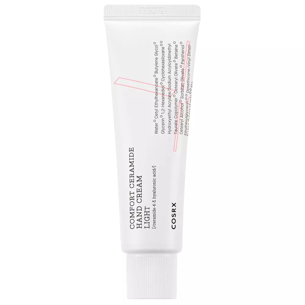 Cosrx - Відновлювальний крем для рук із церамідами - Balancium Comfort Ceramide Hand Cream - Light - 50ml