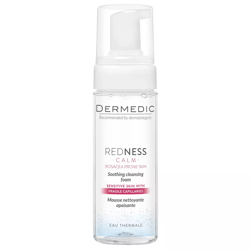 Dermedic - Заспокійлива пінка для вмивання - Redness Calm - Soothing Cleansing Foam - 170ml