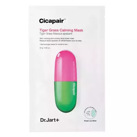 Dr.Jart+ - Заспокійлива тканинна маска із центеллою - Cicapair Calming Mask - 25g