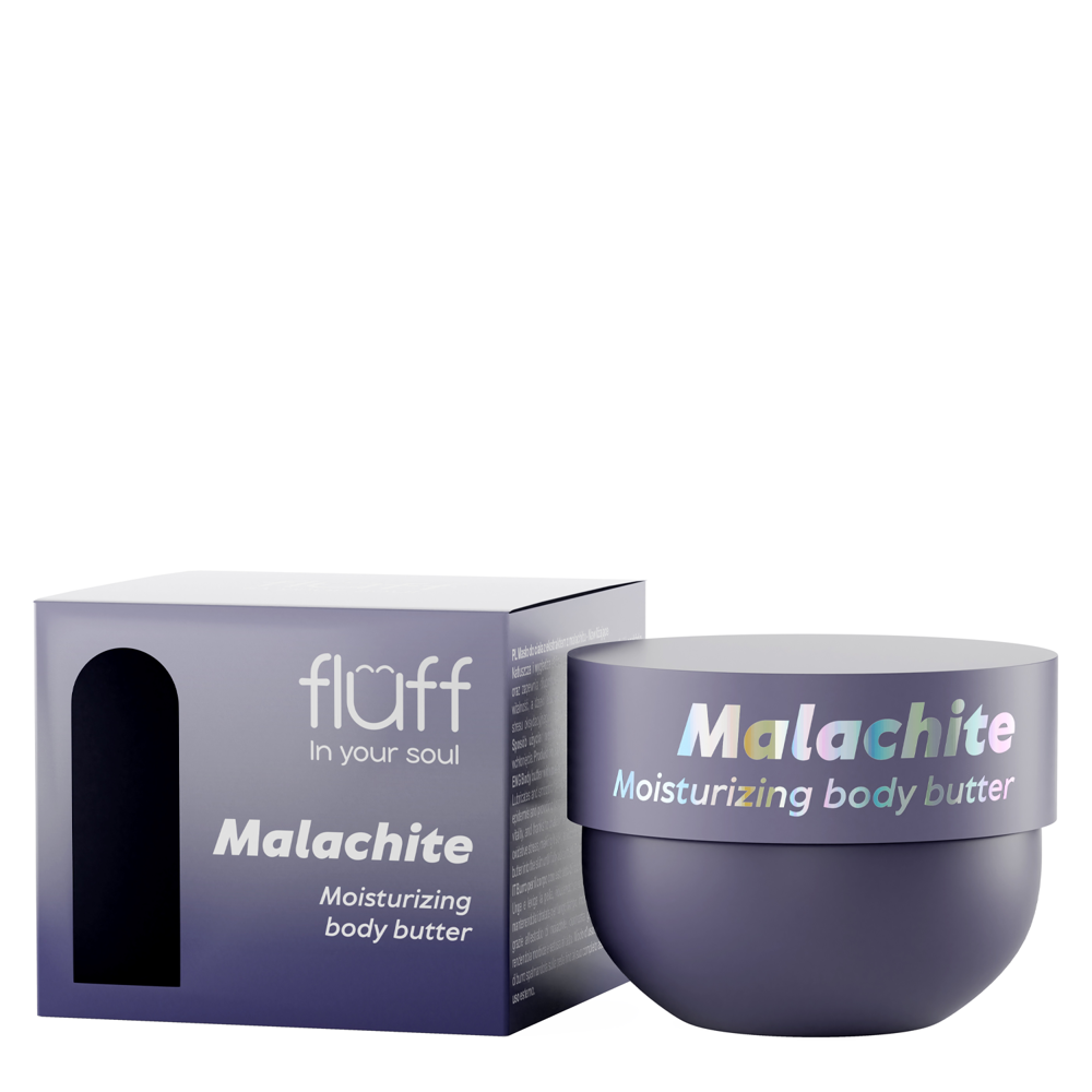 Fluff - Malachite - Moisturizing Body Butter - Зволожувальний баттер для тіла з екстрактом малахіту - 150ml