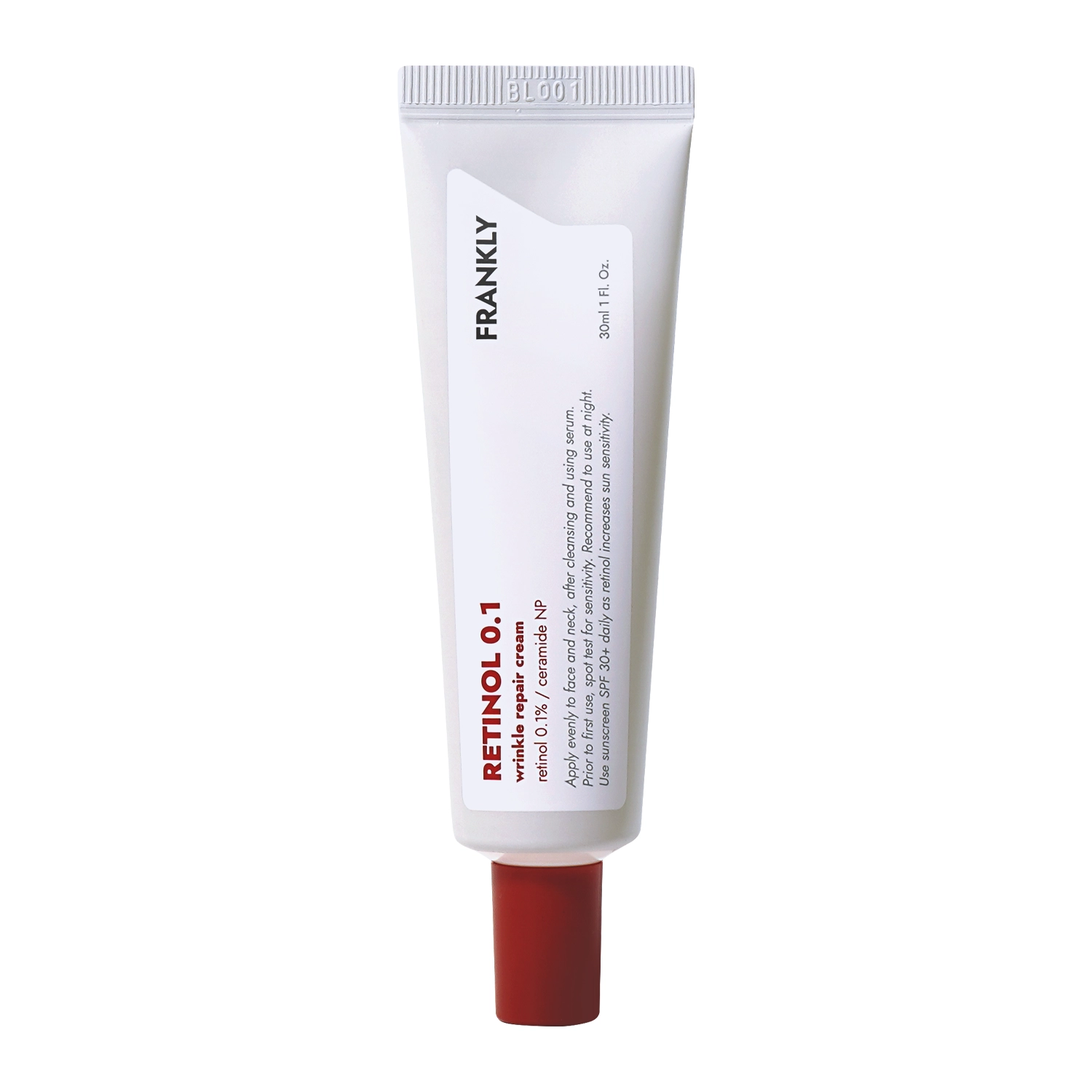 Frankly - Retinol 0.1% Wrinkle Repair Cream - Крем проти зморшок з ретинолом 0,1% - 30ml