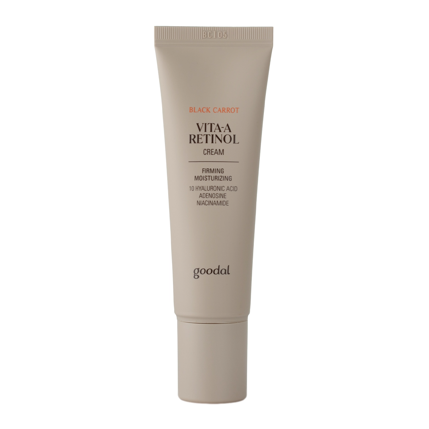 Goodal - Black Carrot Vita-A Retinol Firming Cream - Крем для обличчя, збагачений ретинолом із чорної моркви - 50ml