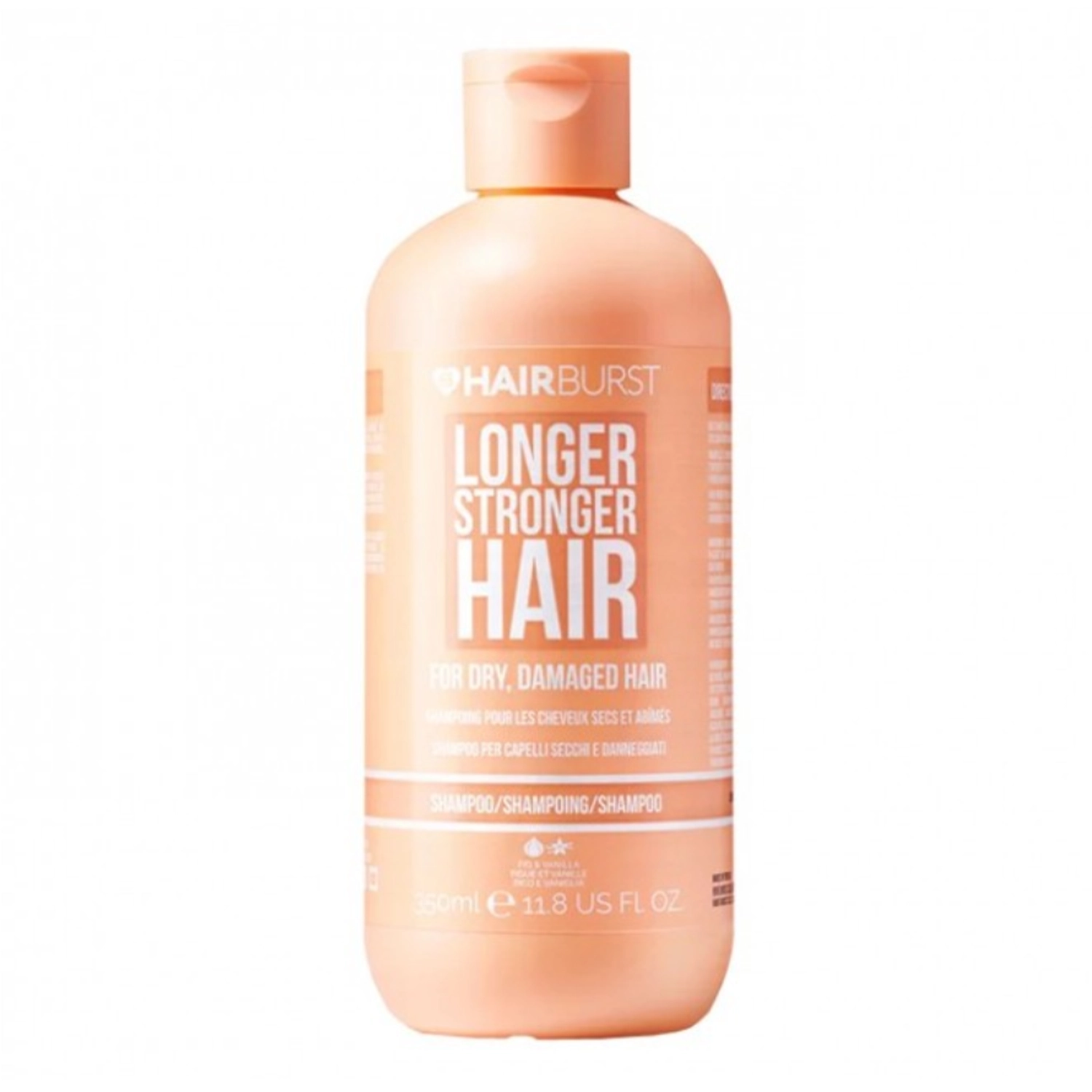 Hairburst - Longer Stronger Hair Shampoo for Dry Damaged Hair - Шампунь для сухого та пошкодженого волосся - 350ml